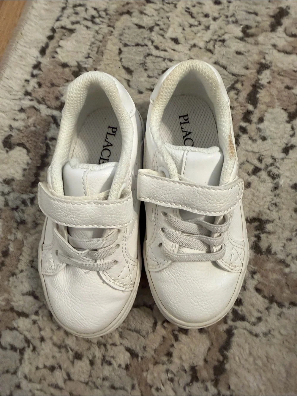 The Children's Place White Kids Velcro Sneakers